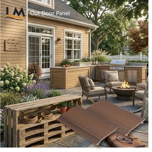 Luxury Outdoor WPC Wall Cladding factory