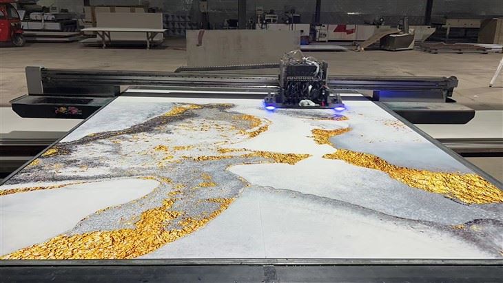 3D ПВХ стеновая панель